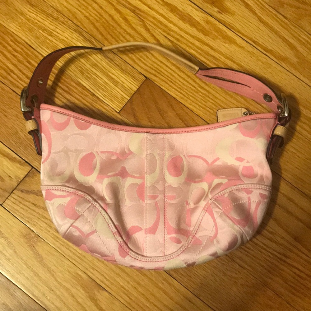 Light pink Coach purse